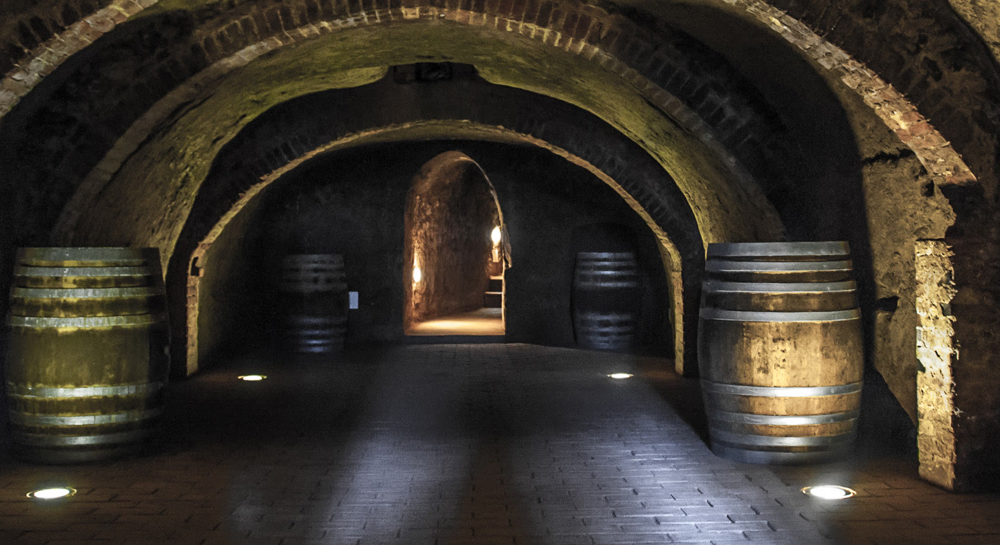 Il tunnel medievale sotto il giardino della Villa